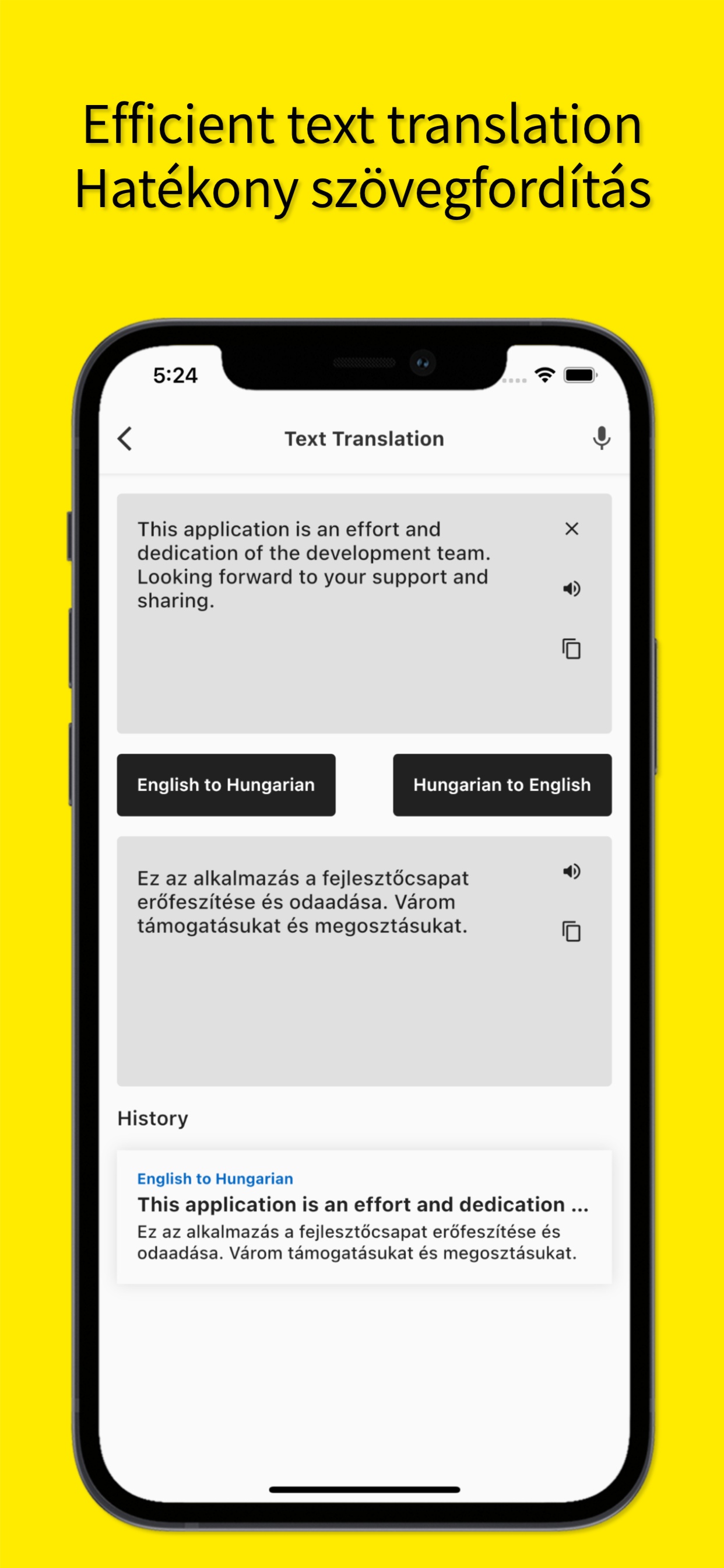english to hungarian screenshot 2